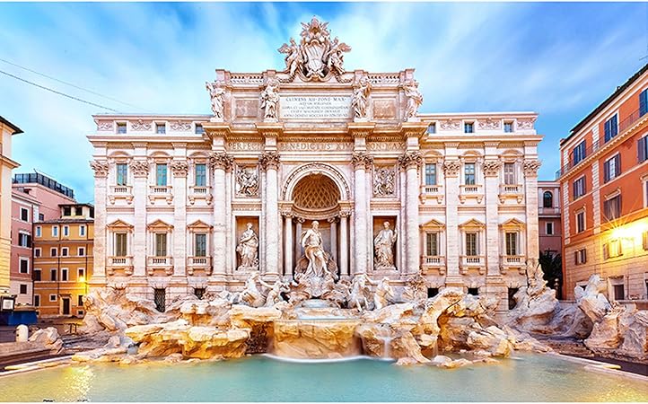 ピントー(Pintoo) 1000ピース プラ製ジグソーパズル【トレヴィの泉(イタリア)】(38X59cm)大人向け難しい 破片なし カチっとハマる[H3768]