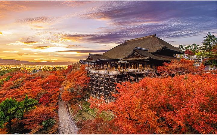 ピントー(Pintoo) 1000ピース プラ製ジグソーパズル【清水寺(日本京都)】(38X59cm)大人向け難しい 破片なし カチっとハマる[H3767]