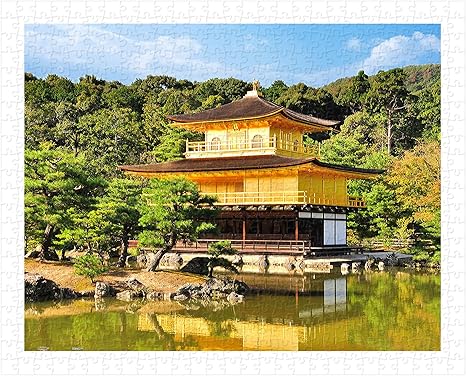 ピントー(Pintoo) 500ピース プラ製ジグソーパズル【金閣寺】(31X38cm)大人向け難しい 破片なし カチっとハマる[H1532]